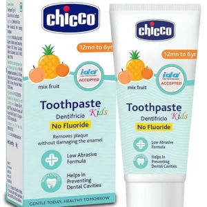 Chicco Mixed Fruit Flavour 1-6Y Baby, Preservative Free Toothpaste (50 g)