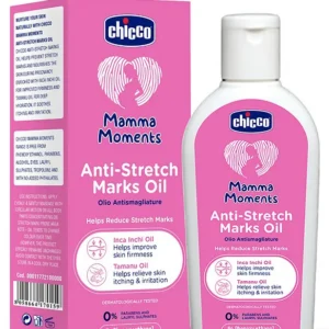 Chicco Mamma Moments Anti-Stretch Marks Oil - 100 ml