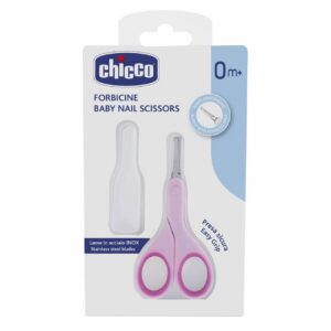 Chicco Baby Nail Scissors 0m+, Pink